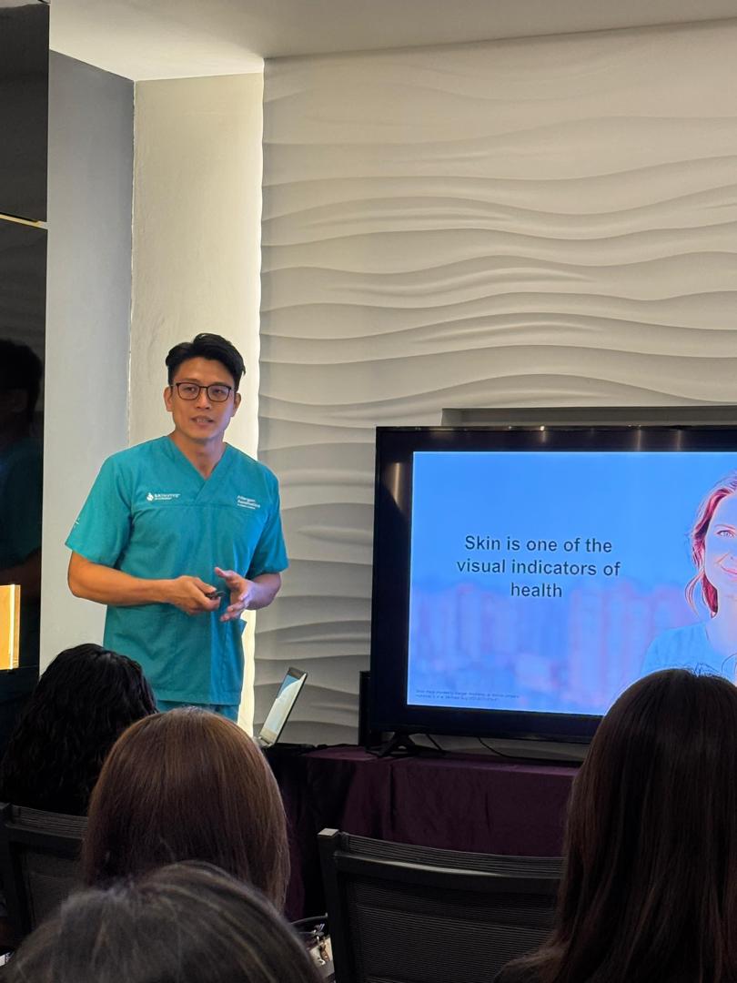Dr. Kavin Tan at Lyvin Clinic as SkinVive Speaker, Trainer & Aesthetic Doctor